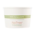 World Centric No Tree Paper Bowls, 4.4 dia x 2.5, 12 oz, Natural, PK500 BOSU12